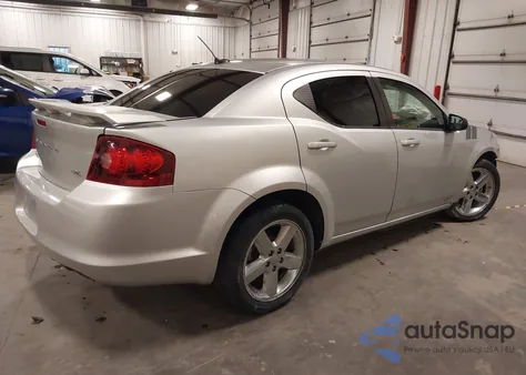 2012 Dodge Avenger Se from USA, damaged, VIN 1C3CDZAB1CN174628